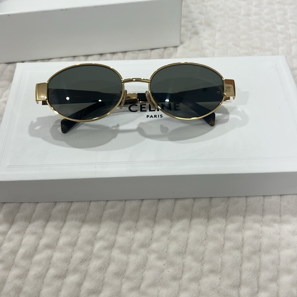 Celine Triomphe Metal Sunglasses - Picture 10 of 16